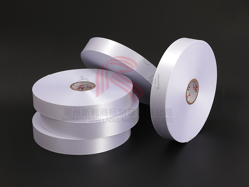 PS7557A3RT單面深藍(lán)條碼打印環(huán)保紗緞帶