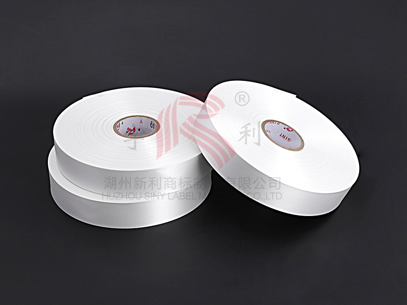 PS7557A9RT單面本白條碼打印環(huán)保紗緞帶